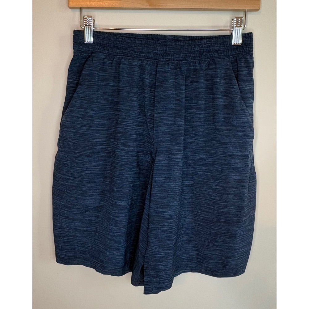 Lululemon Mens Pace Breaker Shorts 9" Heather Blue True Navy Size XS Linerless